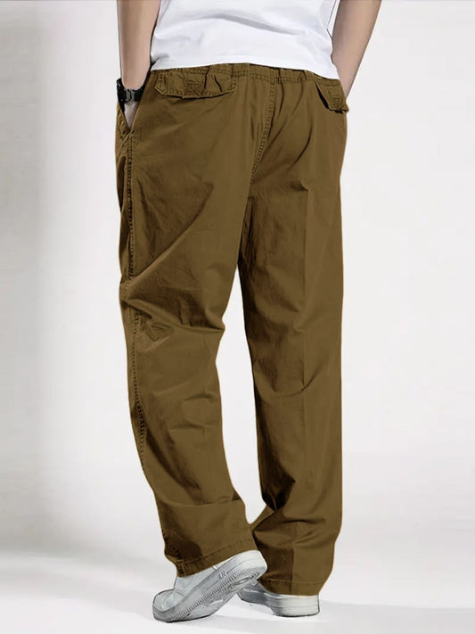 Premium Casual Cargo Trousers - Khaki