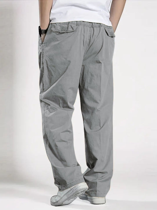 Premium Classic Cotton Trousers - LGray