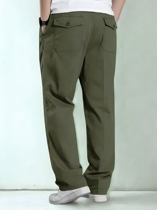 Premium Men’s Lycra Cotton Cargo Pants