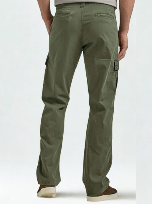 Premium Men’s Lycra Cotton Cargo Pants