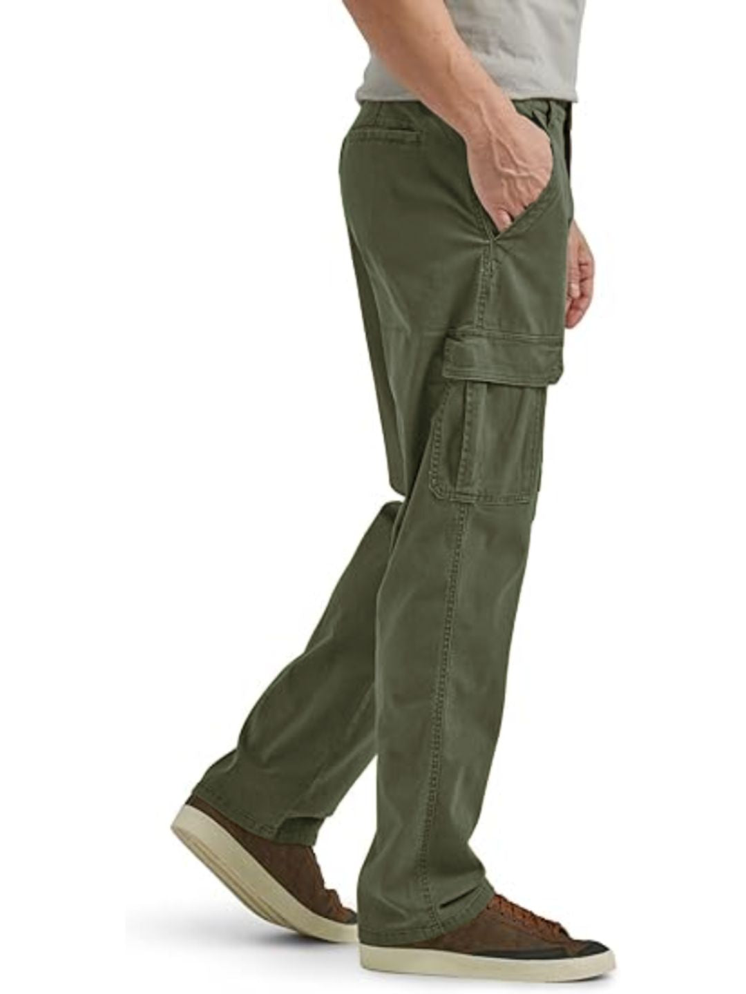 Premium Men's Lycra Cotton Cargo Pants