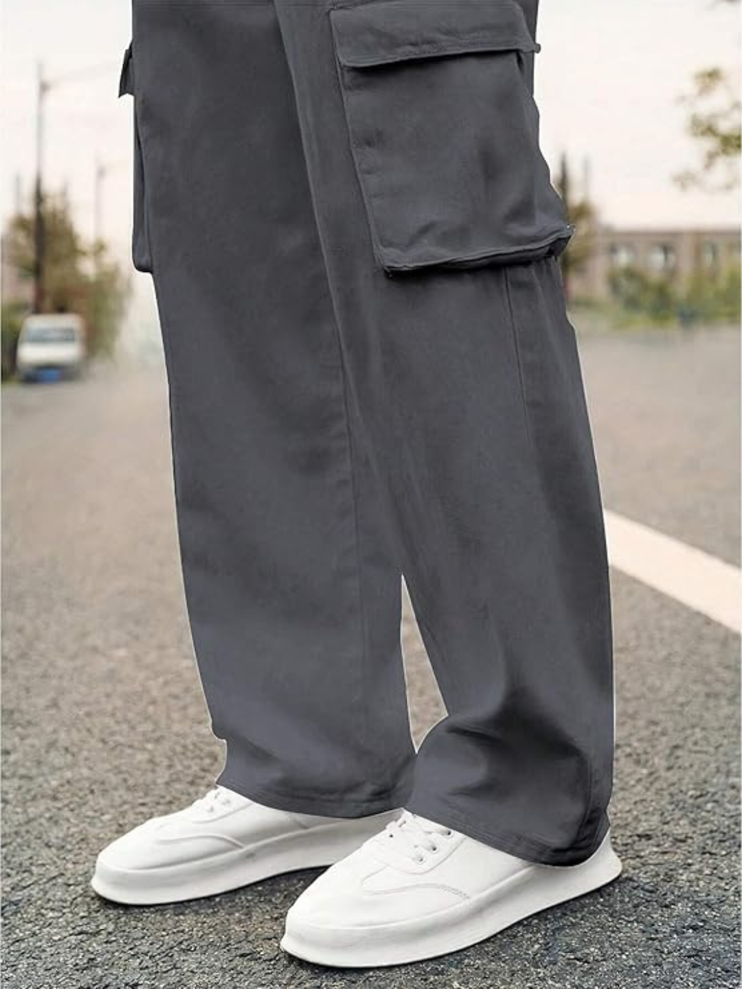Men's Cotton loose fit cargo Trouser