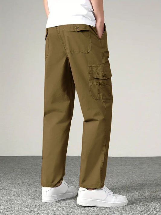 Premium Casual Cargo Trousers - Khaki