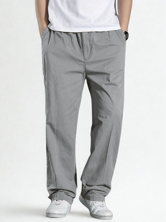 Men'S Classic Cotton Cargo Pants
