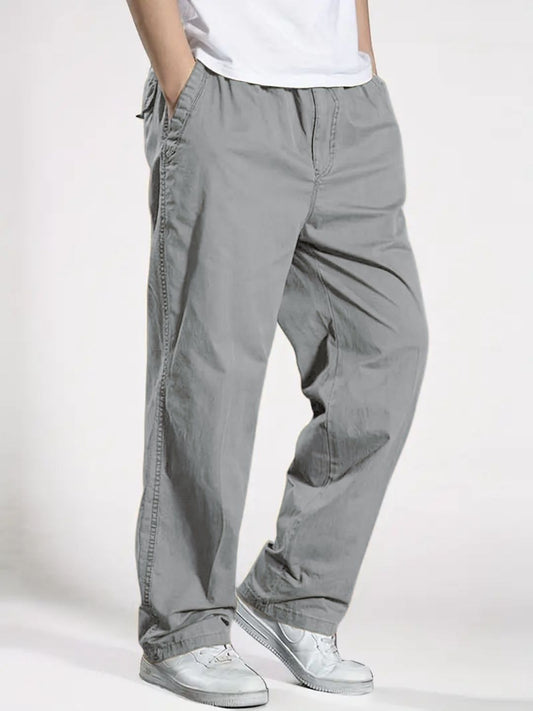 Men'S Classic Cotton Cargo Pants