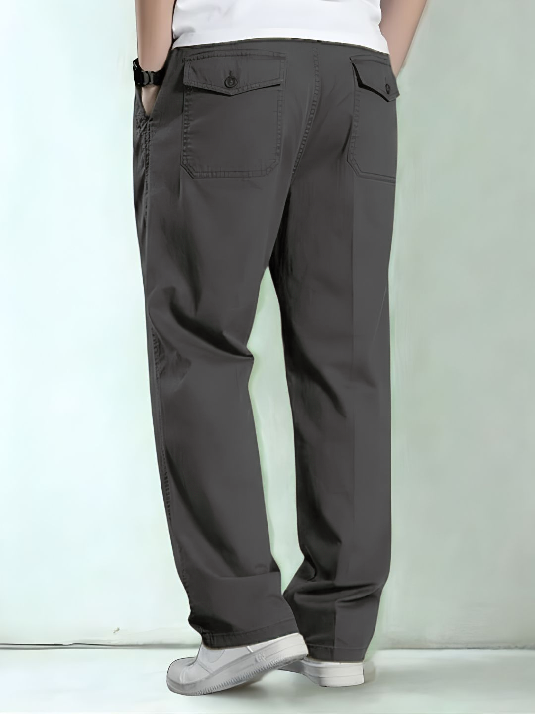 Premium Men’s Lycra Cotton Cargo Pants
