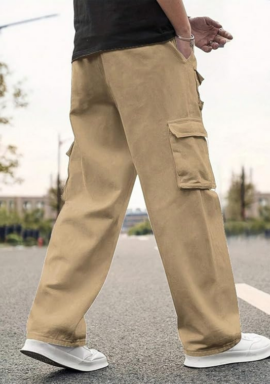 Men's Cotton loose fit cargo Trouser