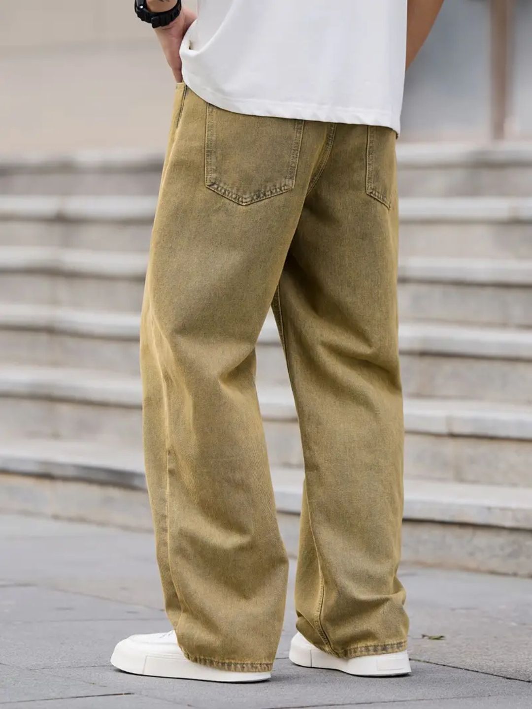 Men's Casual Loose-Fit Baggy Jeans