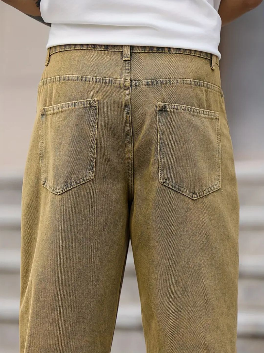 Men's Casual Loose-Fit Baggy Jeans