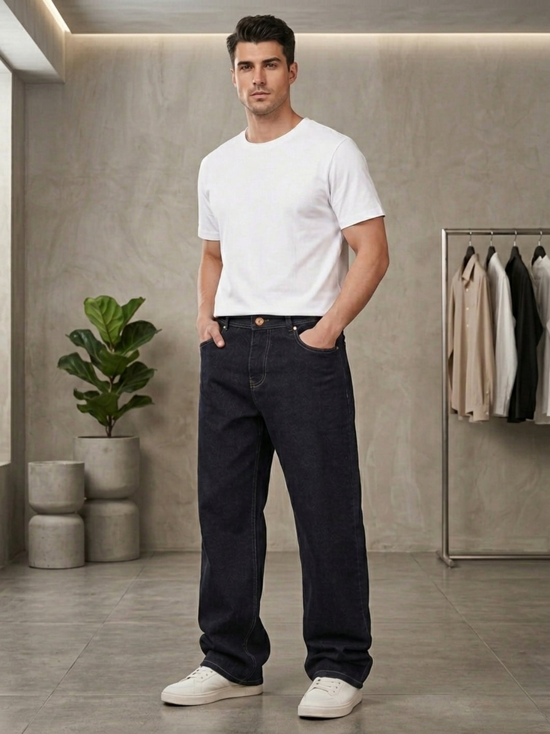 Men's Premium Denim Jeans - Black