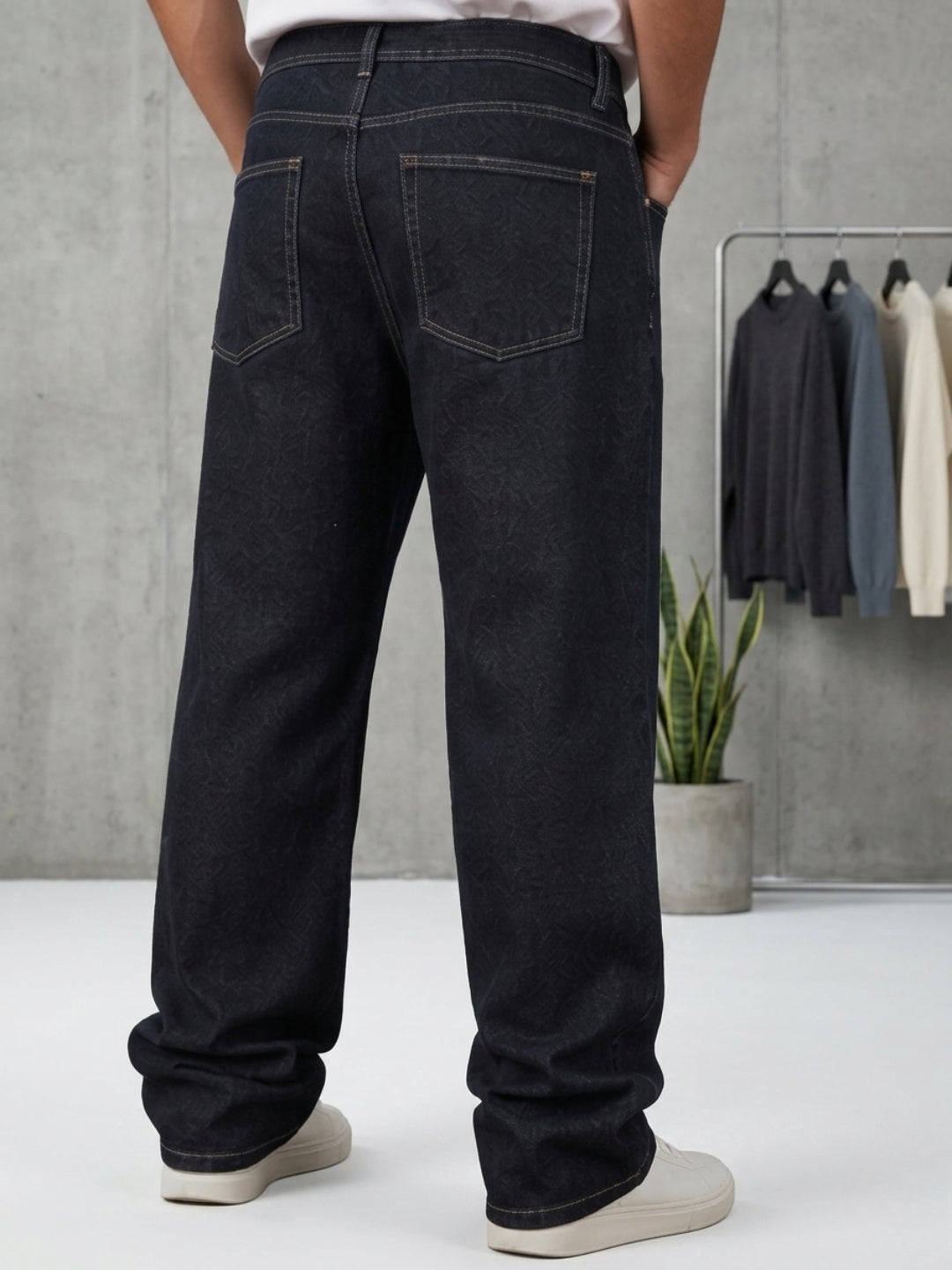 Men's Premium Denim Jeans - Black