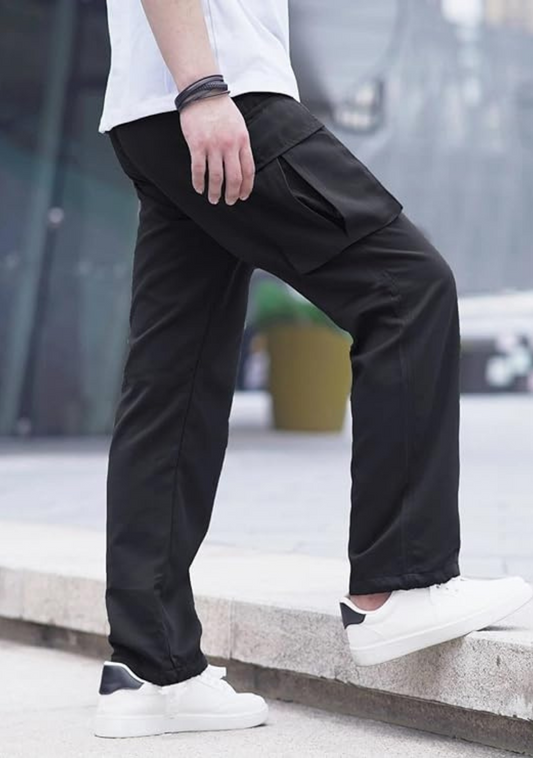 Men cargo pants with multiple pockets