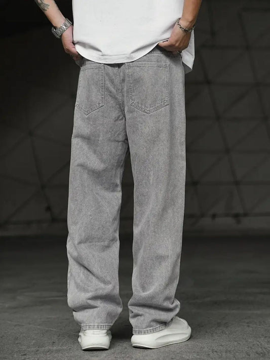 Men's Casual Loose-Fit Baggy Jeans
