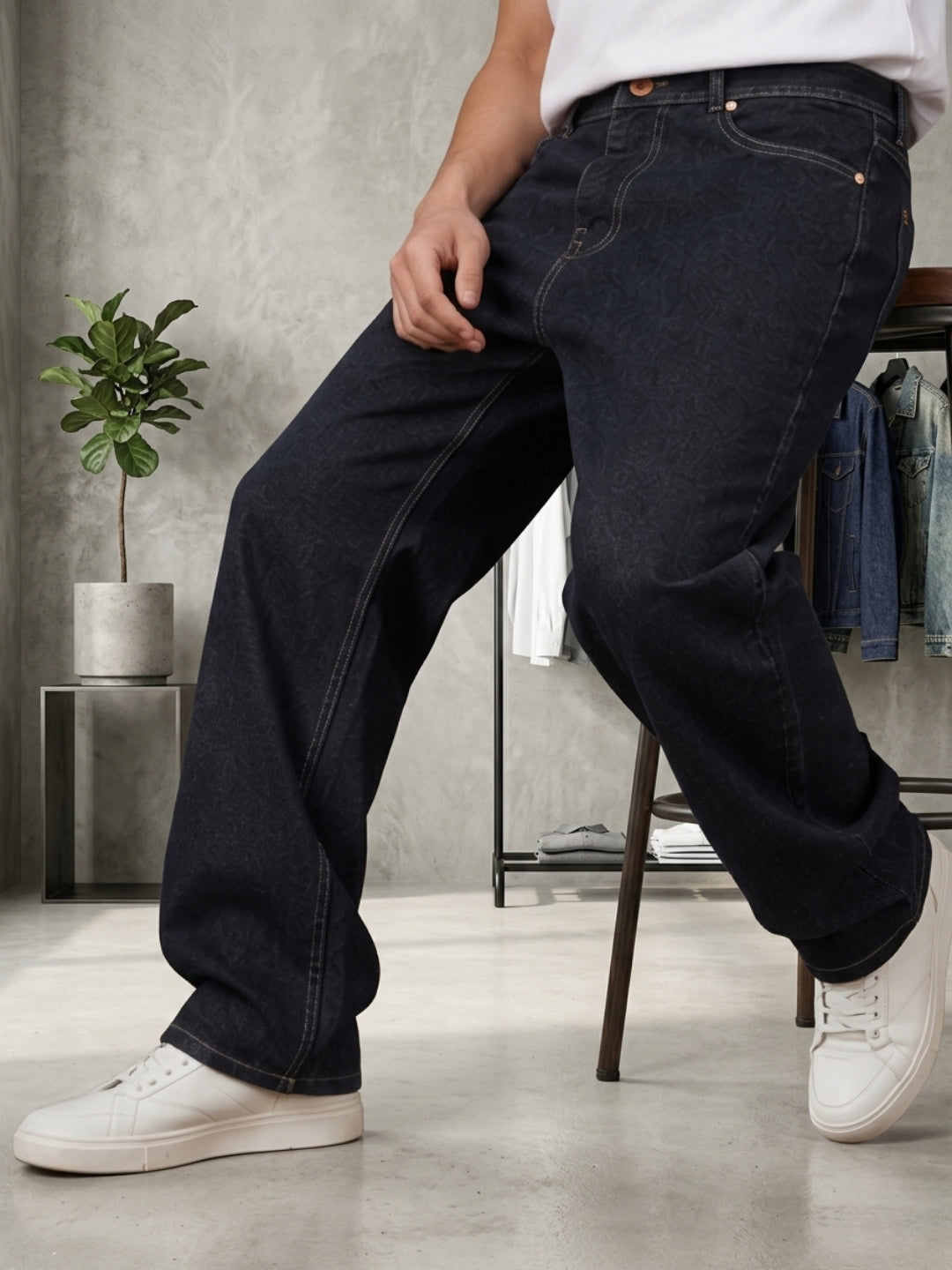 Men's Premium Denim Jeans - Black