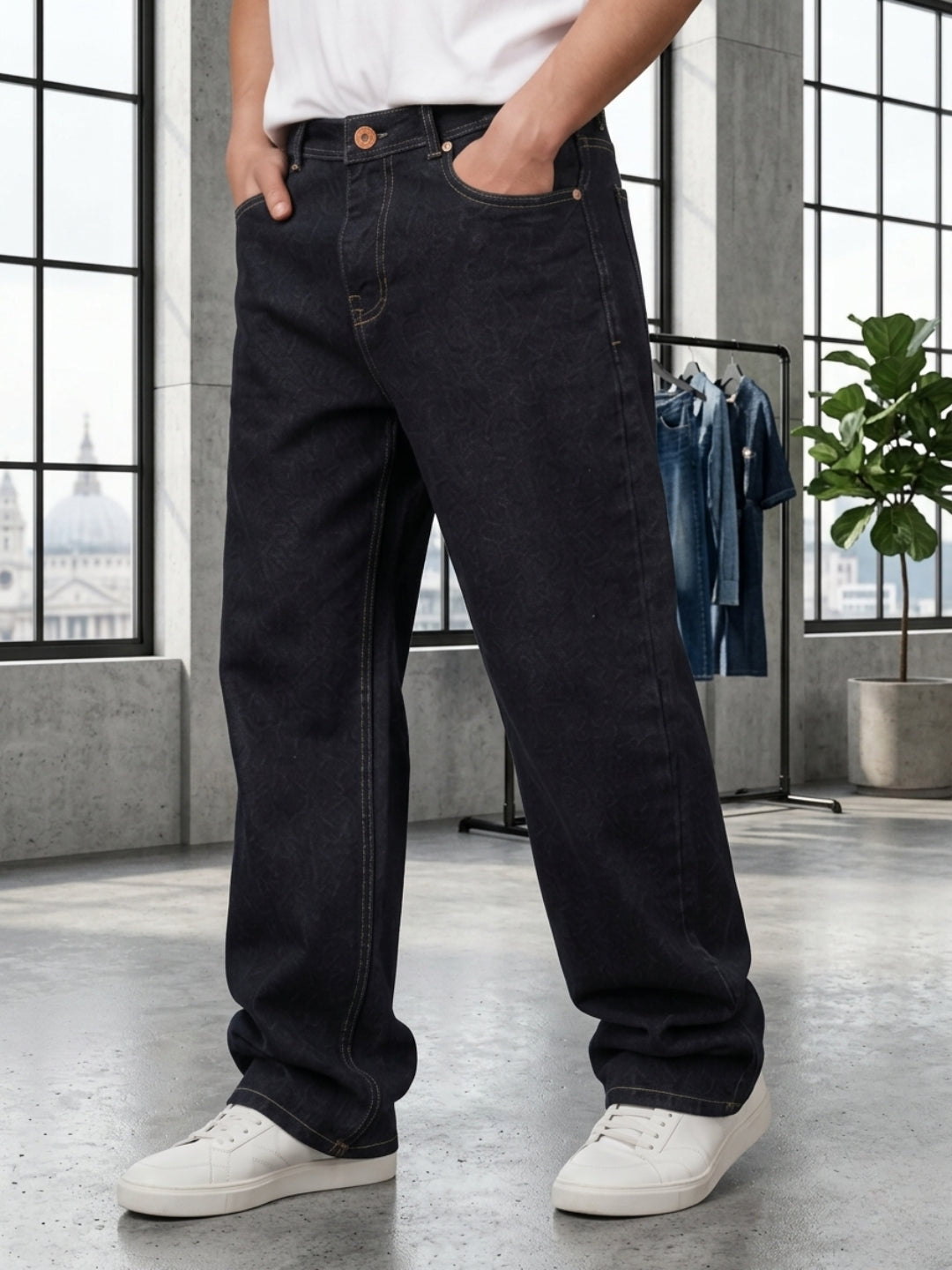 Men's Premium Denim Jeans - Black