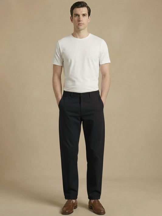Men's Regular Fit Chino Trouser Pants