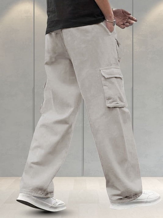 Men's Cotton loose fit cargo Trouser