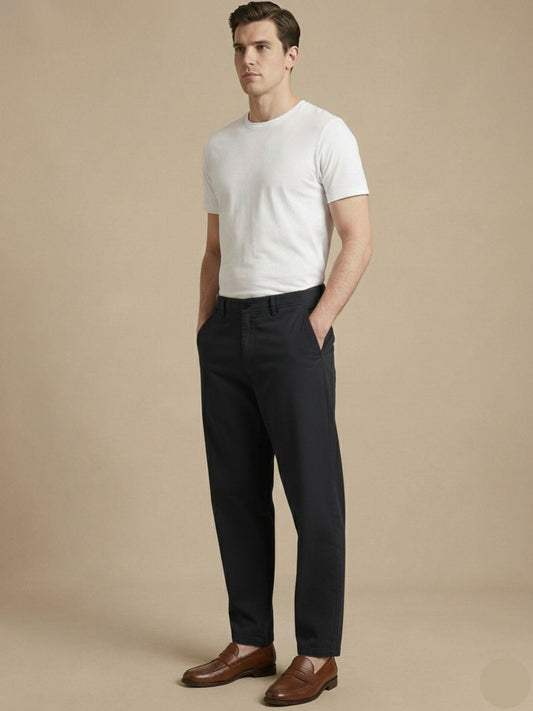 Men's Regular Fit Chino Trouser Pants