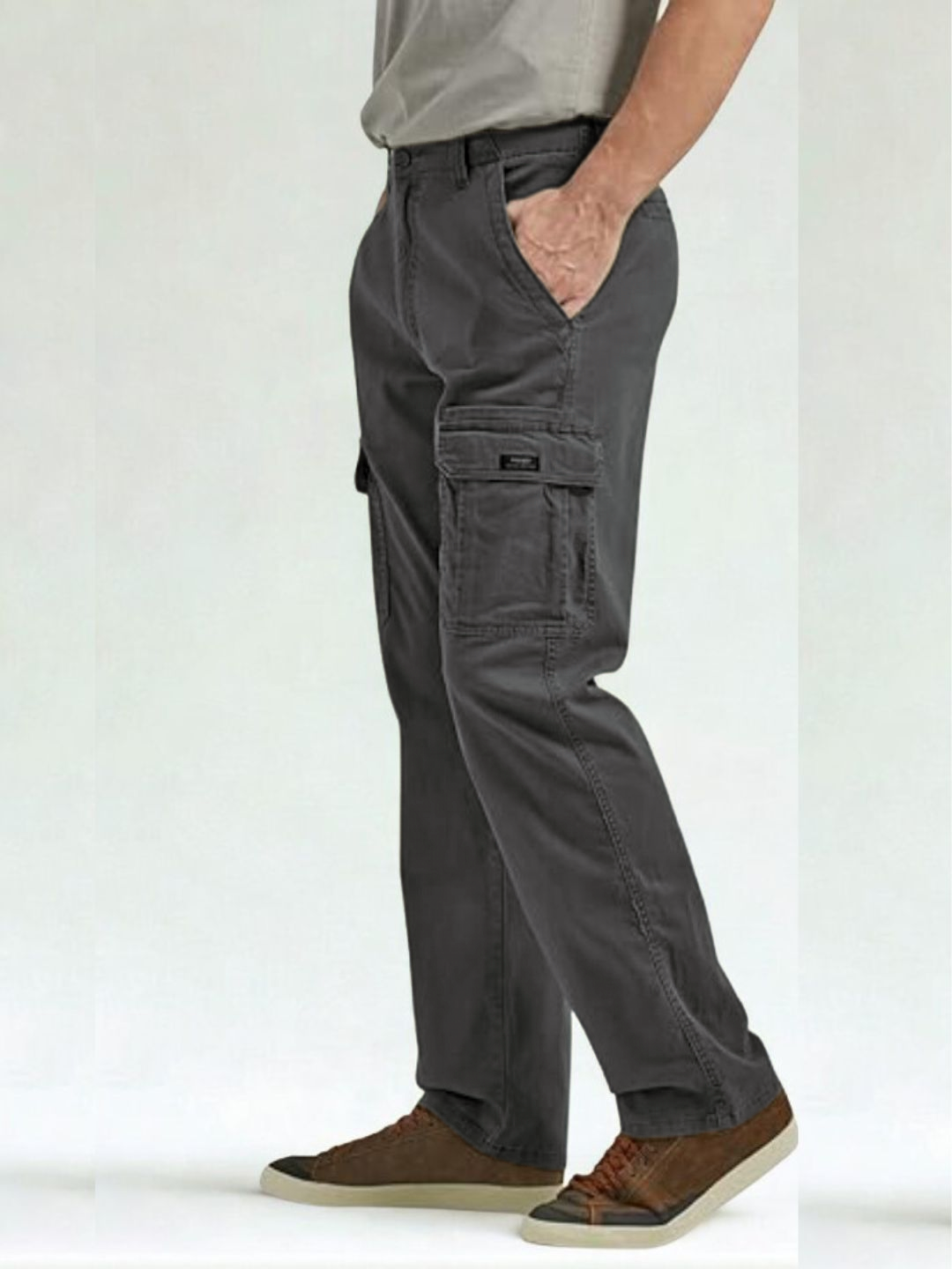 Premium Men’s Lycra Cotton Cargo Pants