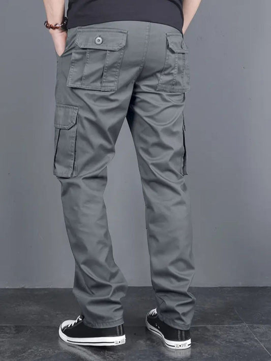 Cotton regular fit cargo Trousers for men