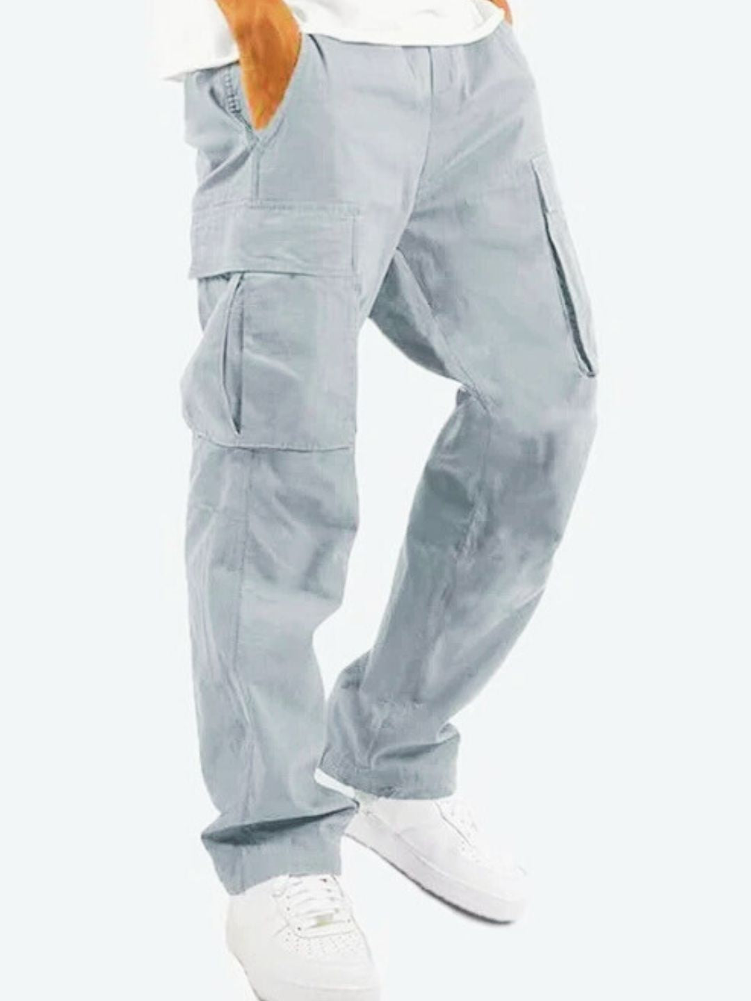 Men cargo pants with multiple pockets