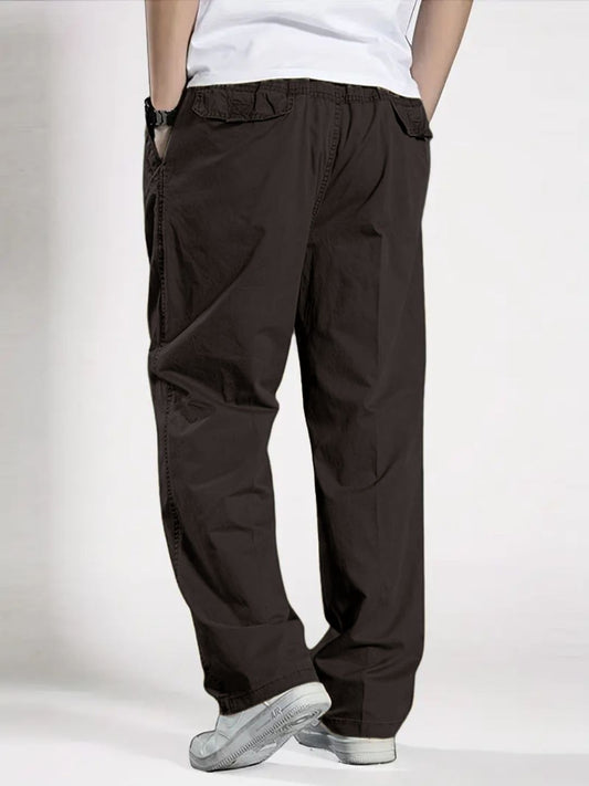 Premium Casual Cargo Trousers - Coffee