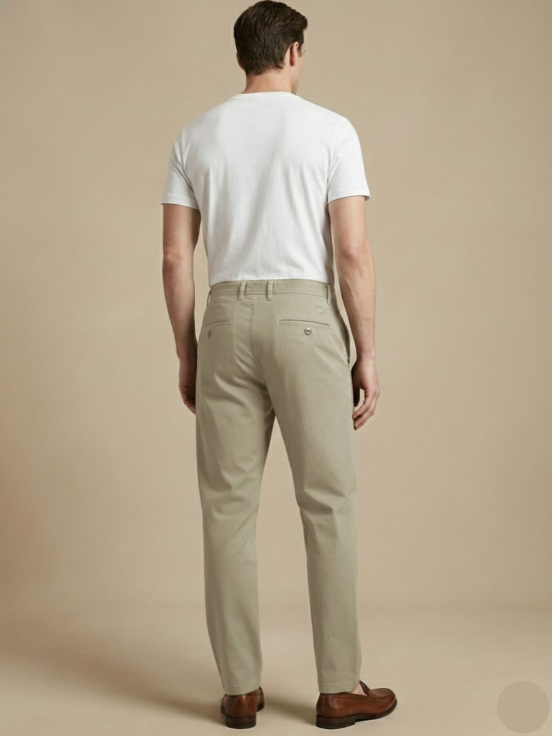 Men's Regular Fit Chino Trouser Pants