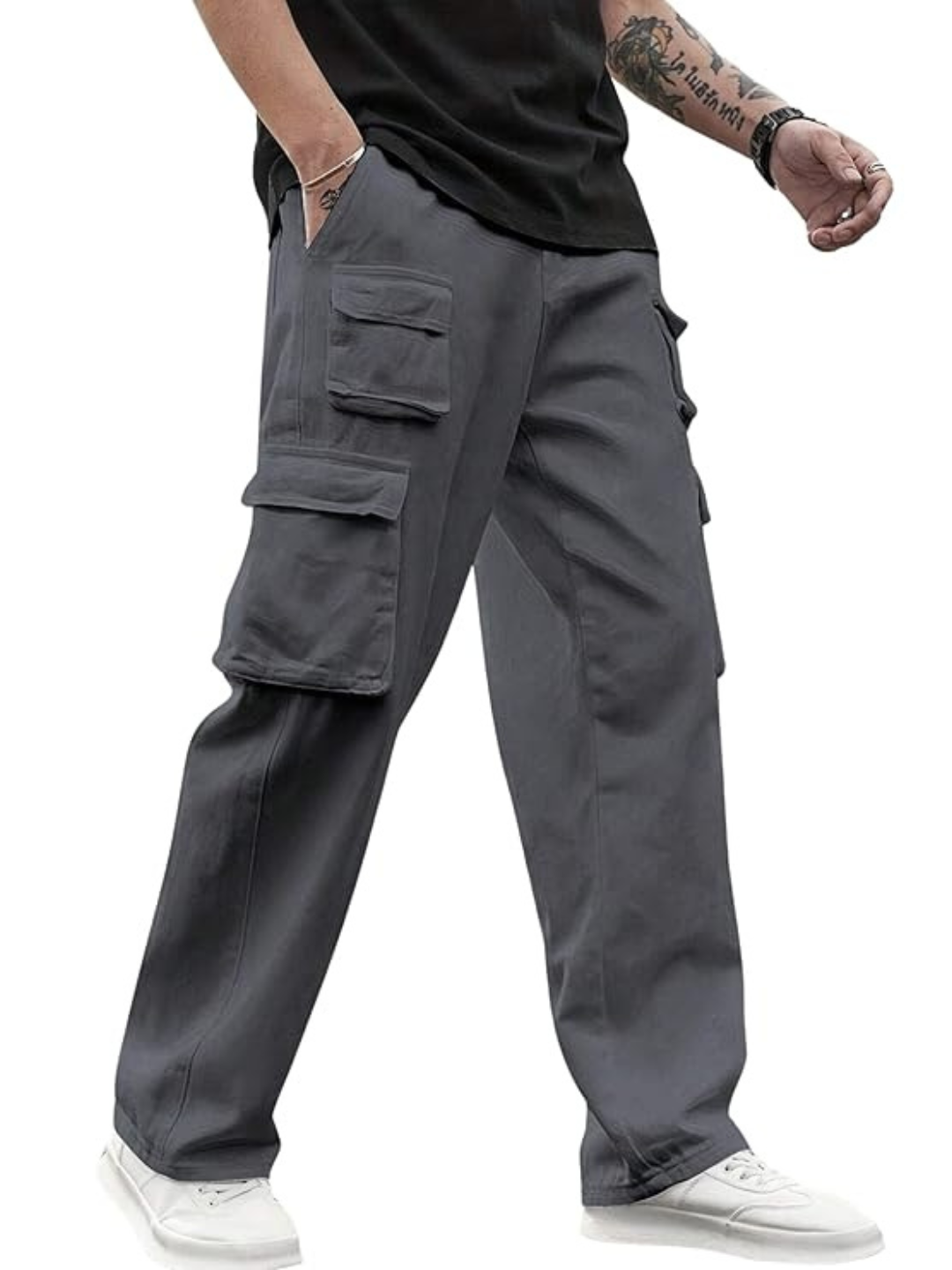 Men's Cotton loose fit cargo Trouser