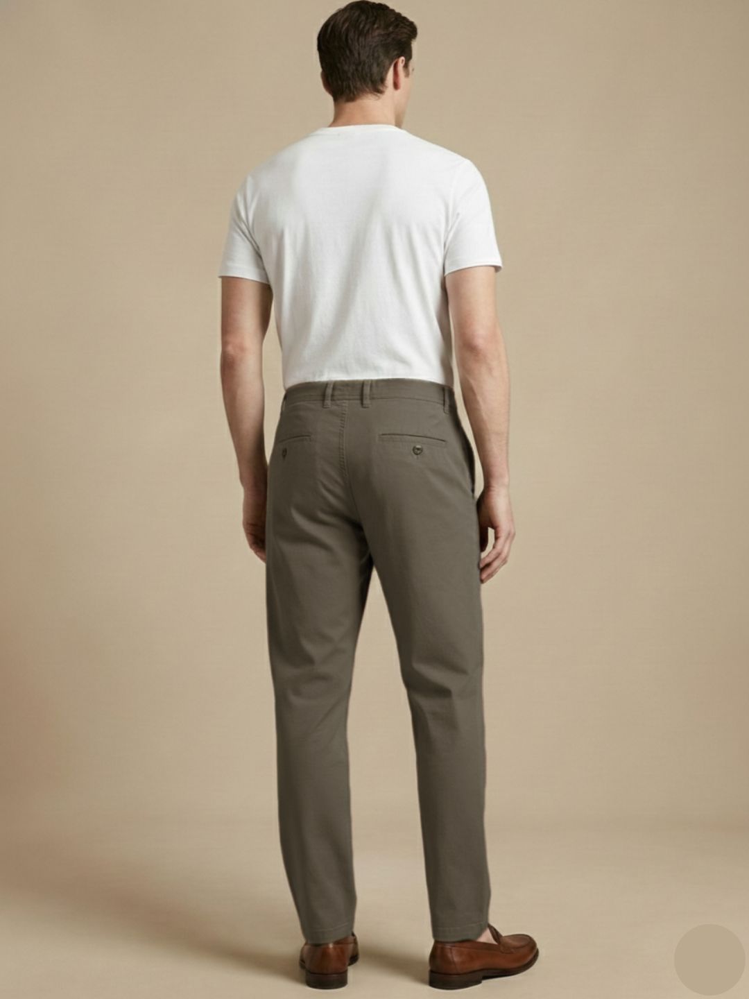 Men's Regular Fit Chino Trouser Pants