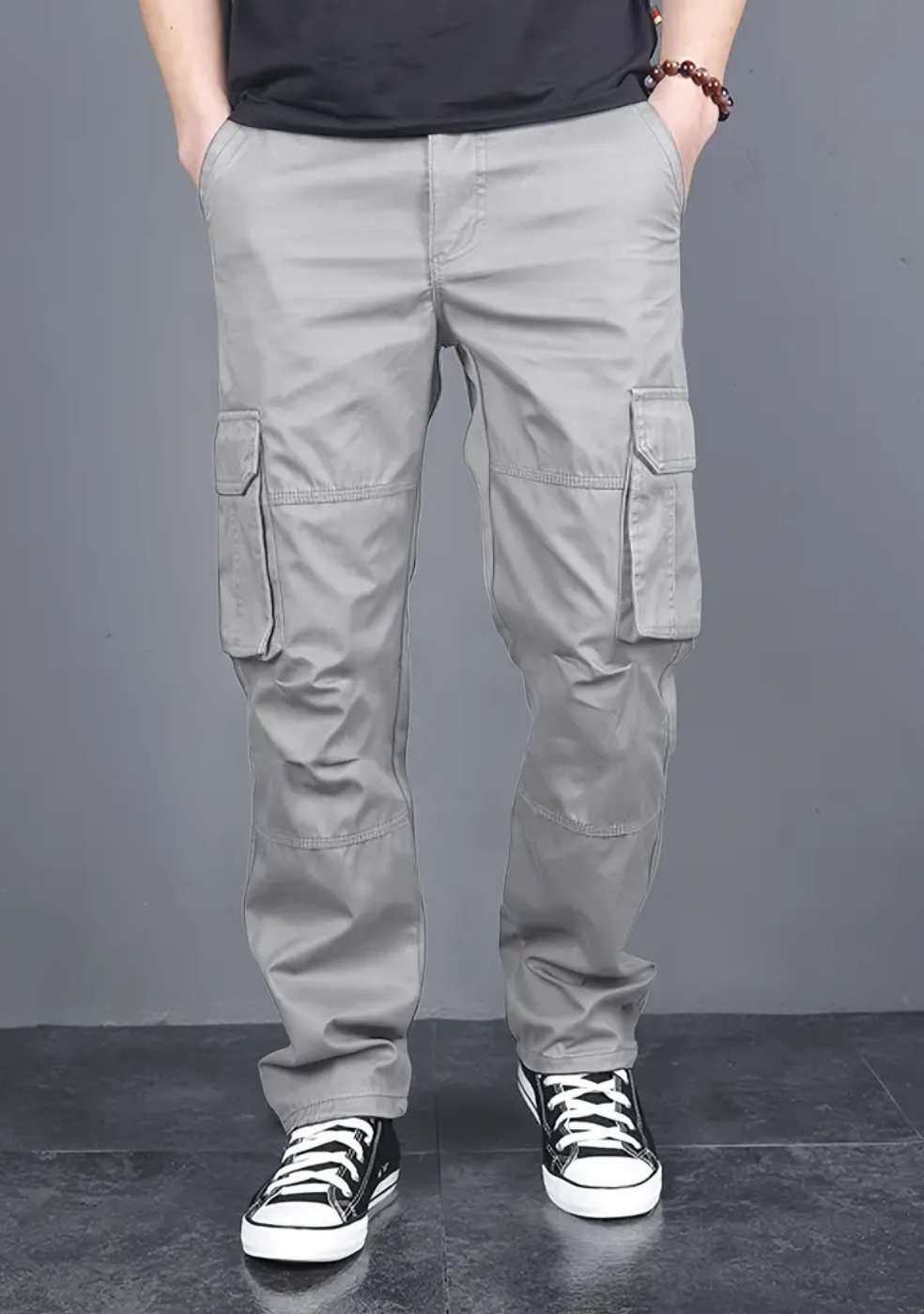 Cotton regular fit cargo Trouser for men