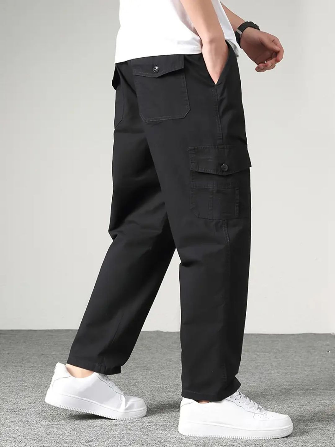 New Style Casual Long Trousers  Multiple Pockets