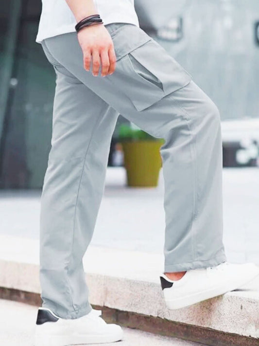 Men cargo pants with multiple pockets