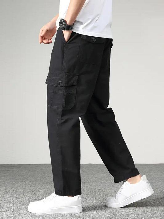New Style Casual Long Trousers  Multiple Pockets
