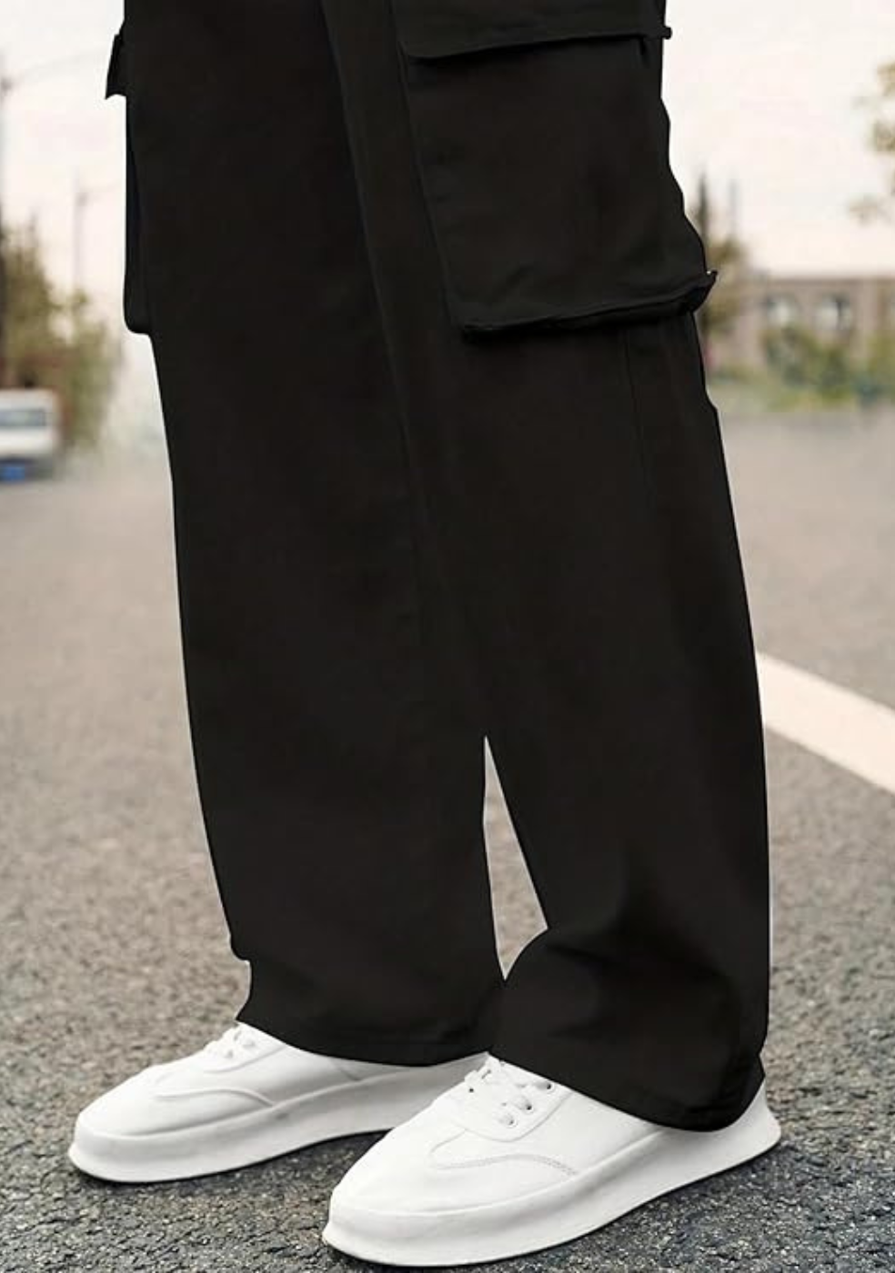 Men's Cotton loose fit cargo Trouser