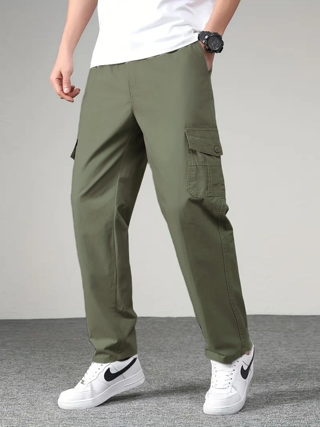 New Style Casual Long Trousers  Multiple Pockets