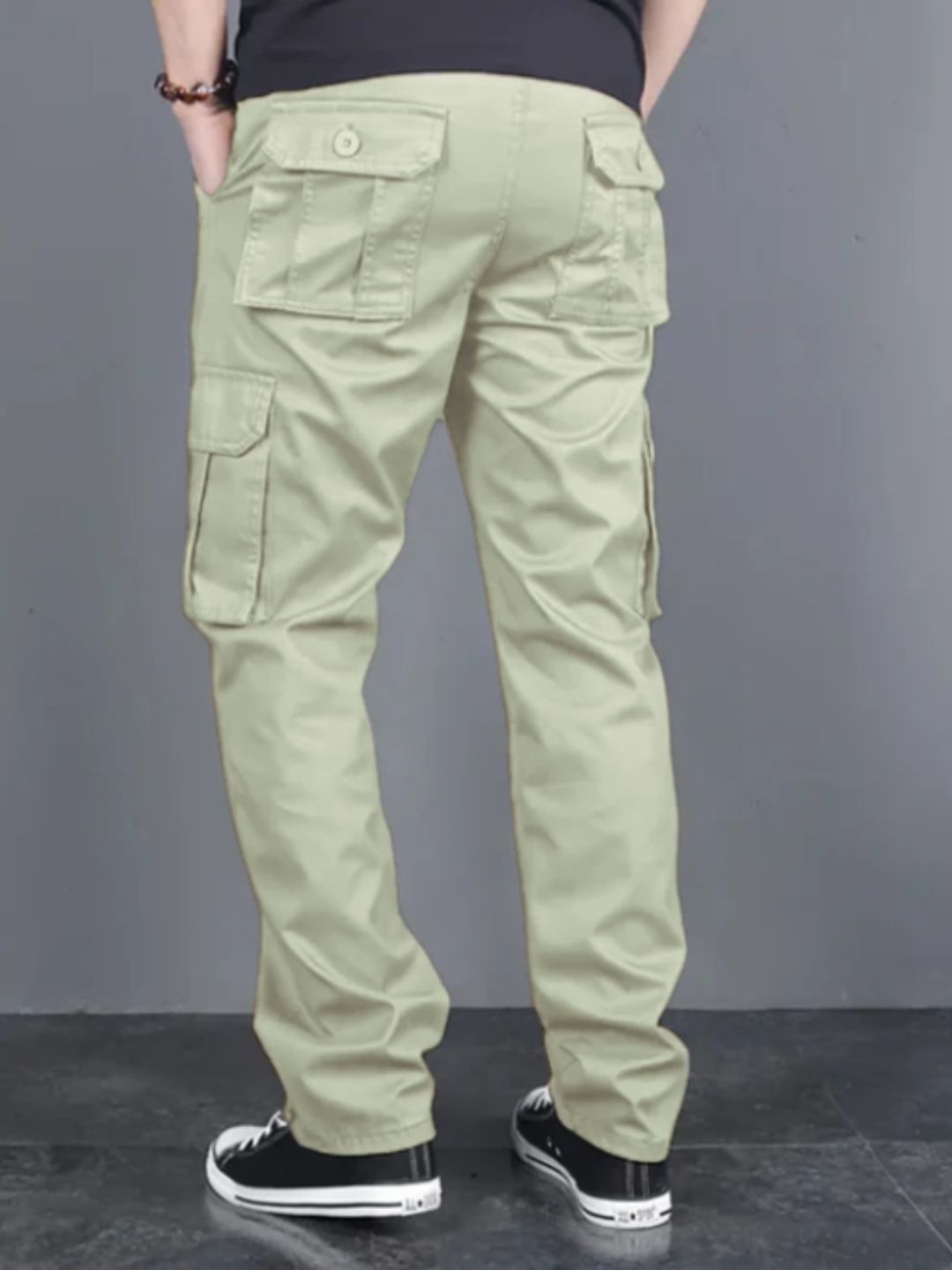 Cotton regular fit cargo Trousers for men