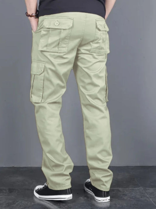 Cotton regular fit cargo Trousers for men