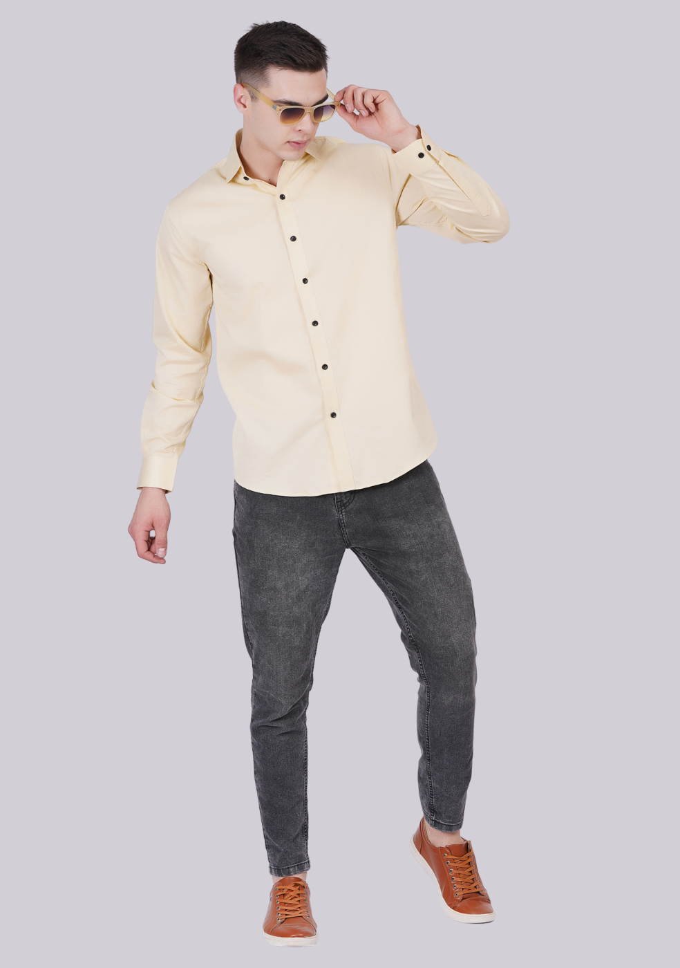 Men Shirts Without Pocket Pack of 2