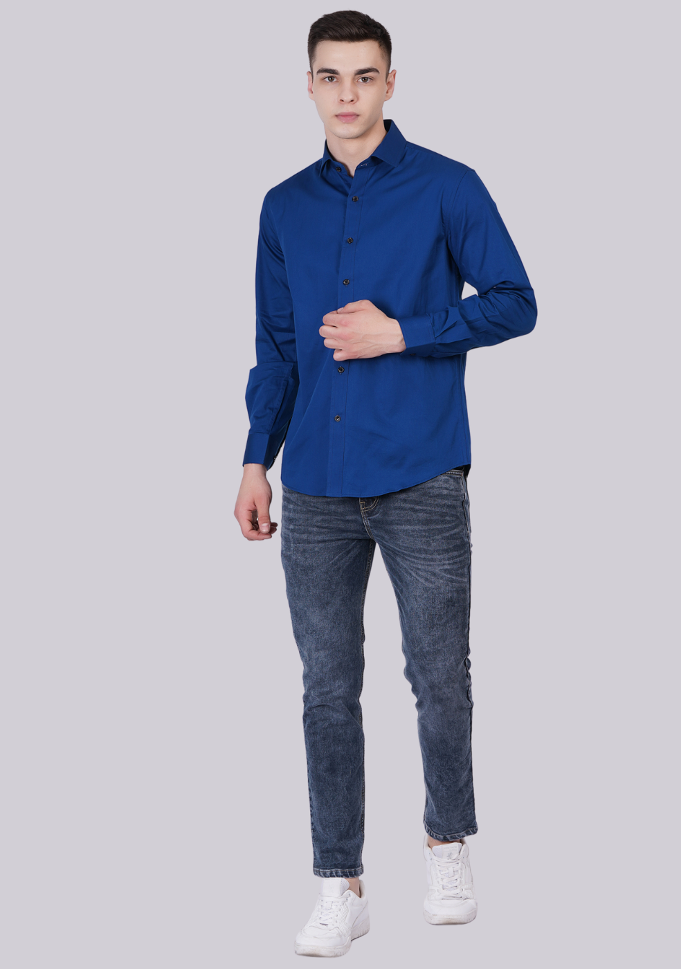 Men Shirts Without Pocket Pack of 2