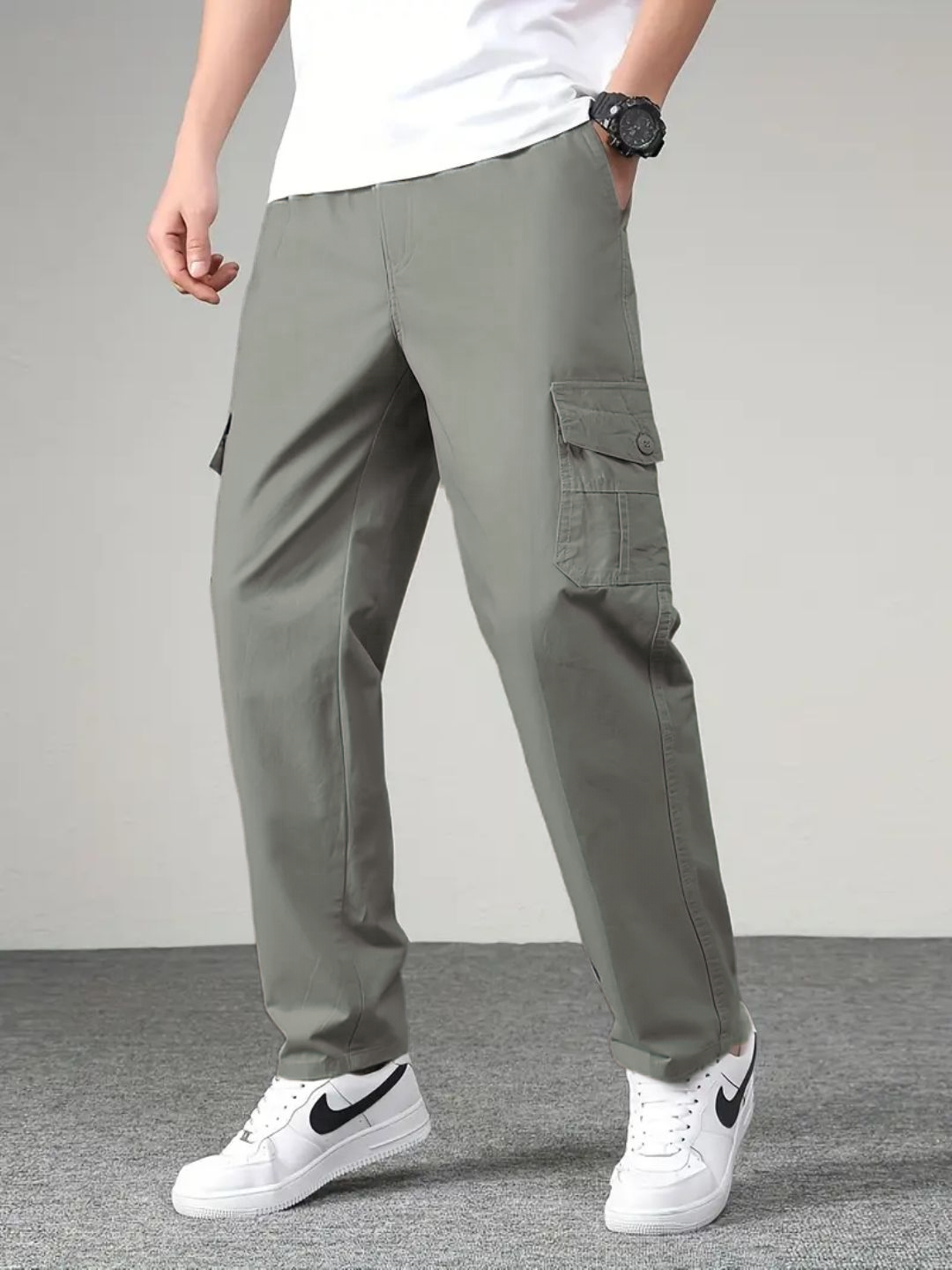 New Style Casual Long Trousers  Multiple Pockets