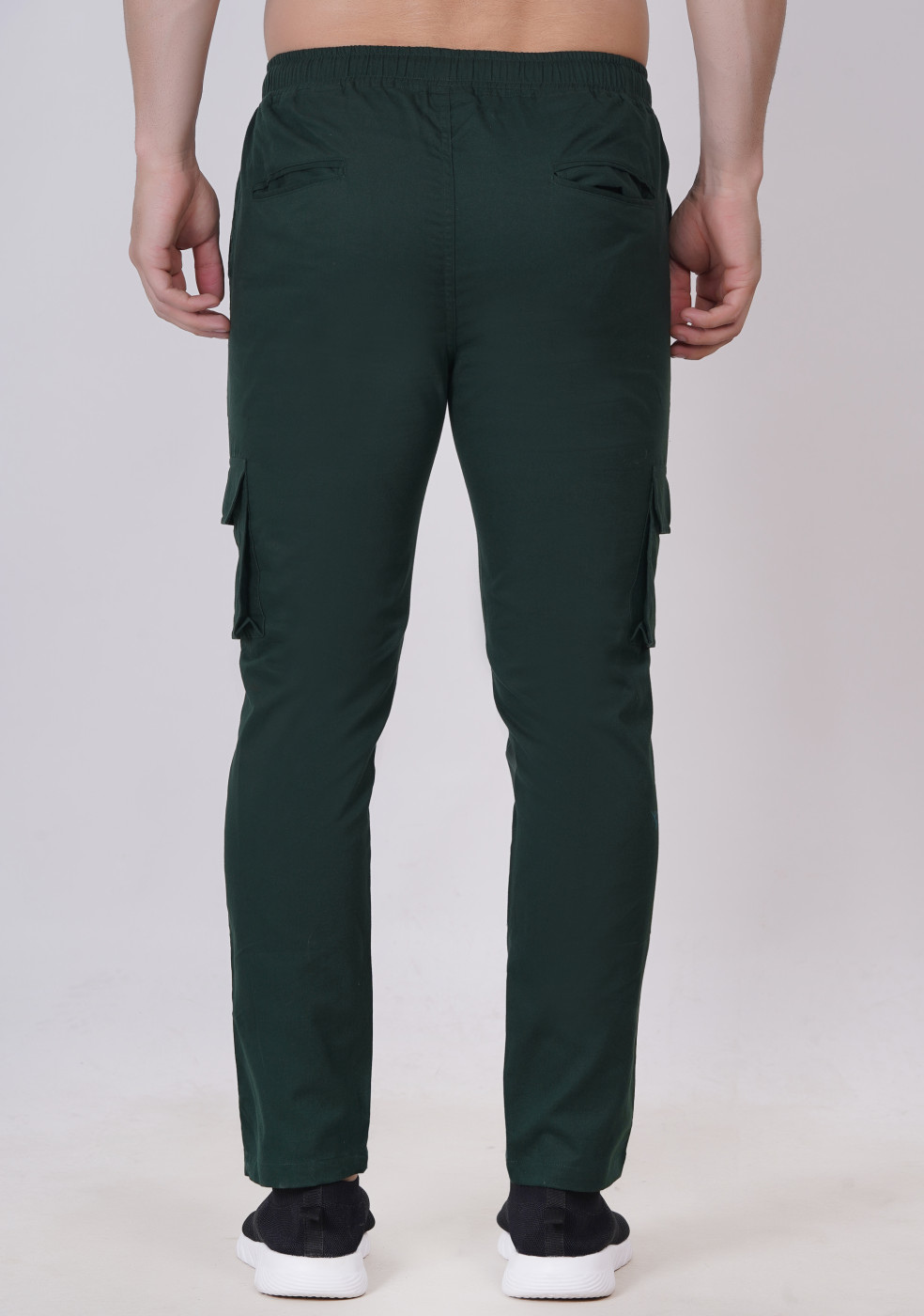 Men Mid-Rise Relaxed Fit Cargo Pants - ASHTOM